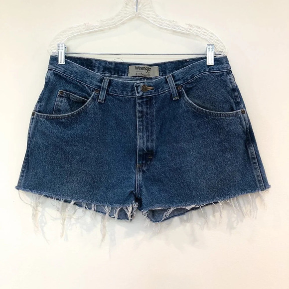 🍁Vintage Wrangler Hi Rise Denim Cutoff Jean Short - Picture 1 of 6